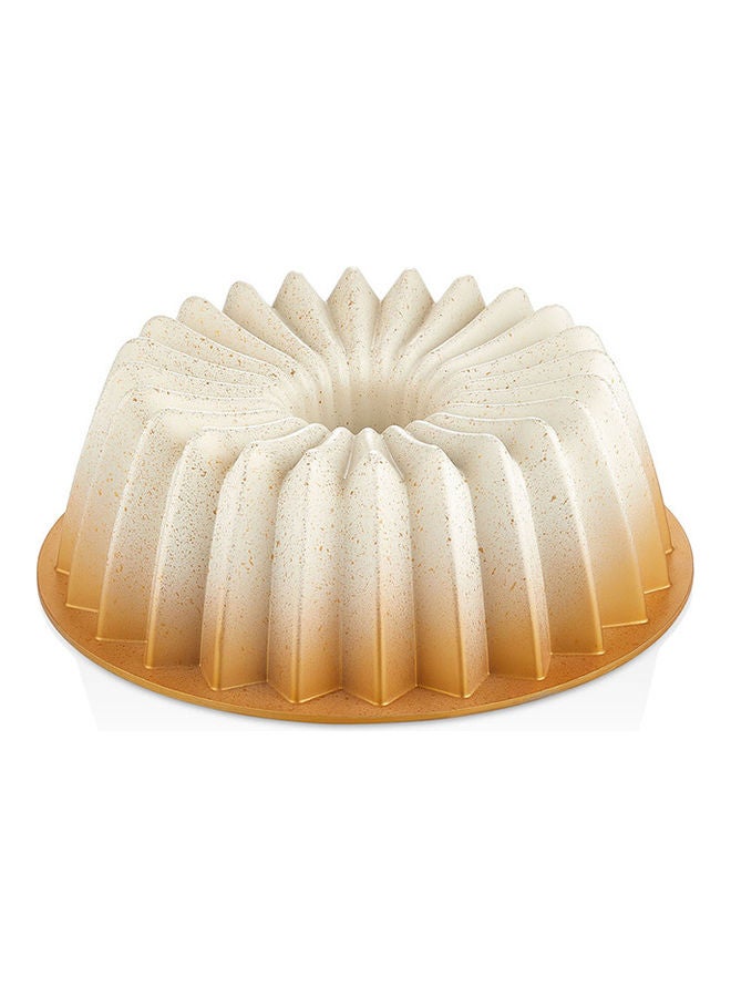 Supreme Bundt Cake Pan, Aluminium Bundt Cake Tin, RF10836 | Non-Stick Granite Coating for Easy Release & Clean Up | Oven Safe Bakeware Brown