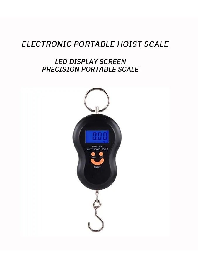 1PC Portable Electronic Scale with Backlight for Vegetable Shopping Hook Electronic Scale Weight 50KG