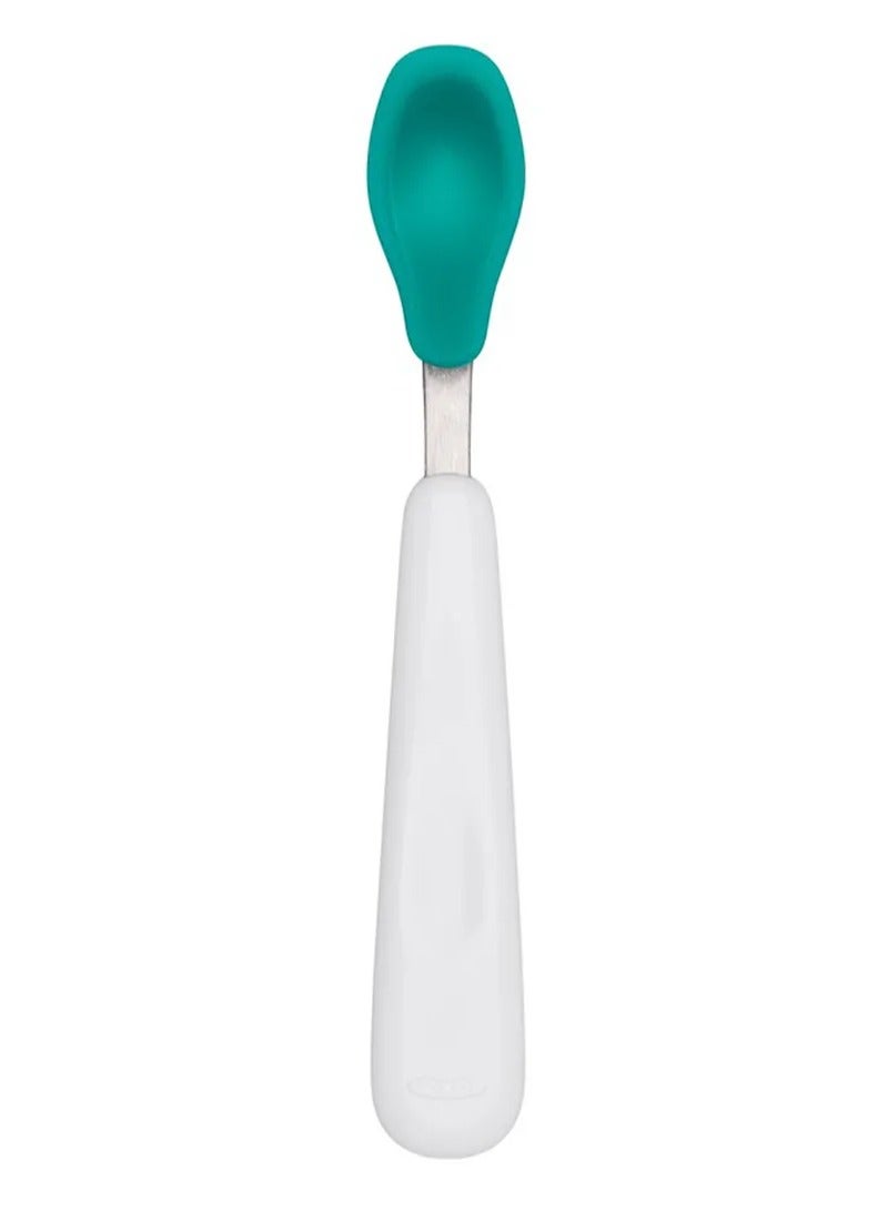 Tot Feeding Spoon Set With Soft Silicone Teal