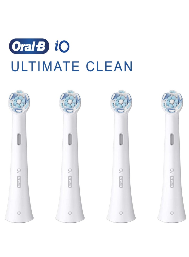 4-Piece iO Ultimate Clean Electric Toothbrush Replacement Heads With Twisted & Angled Bristles