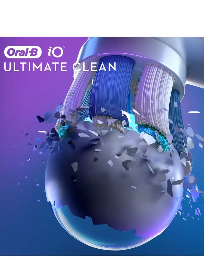 4-Piece iO Ultimate Clean Electric Toothbrush Replacement Heads With Twisted & Angled Bristles