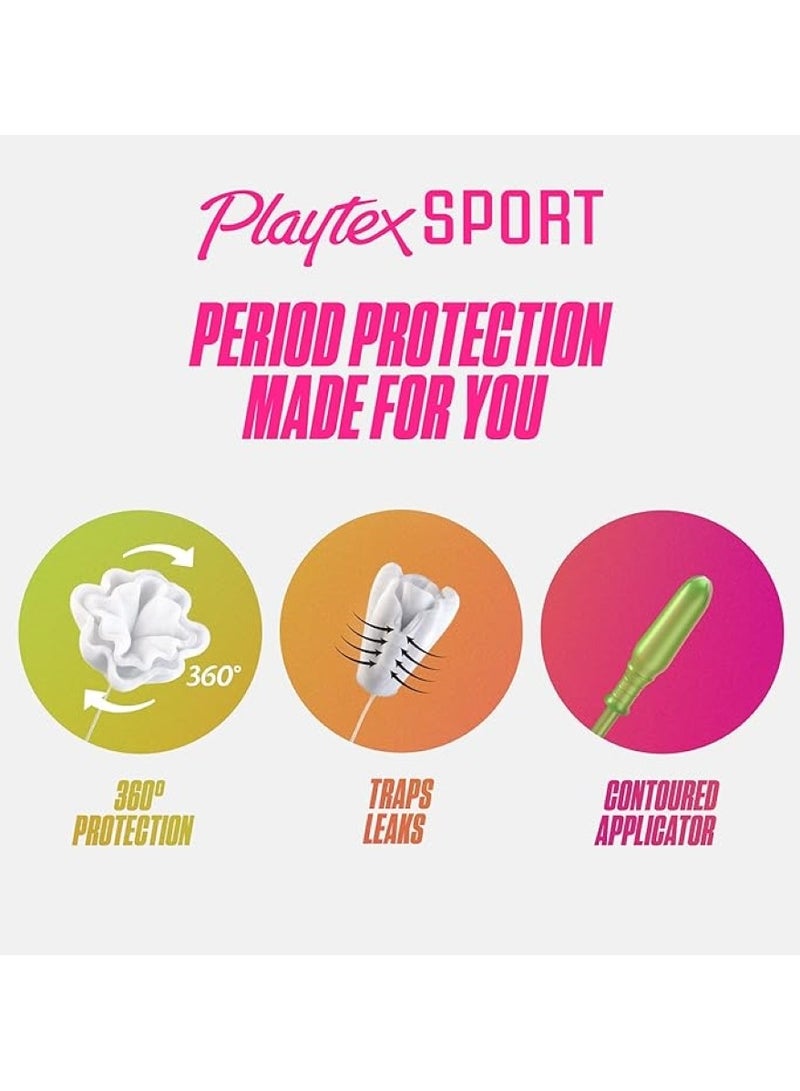 Sport Tampons Regular Unscented 18 Pieces Pack