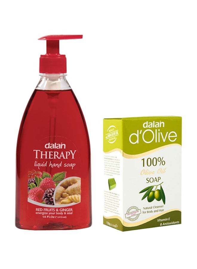 Therapy Liquid Handwash With Olive Oil Soap (413+150)ml