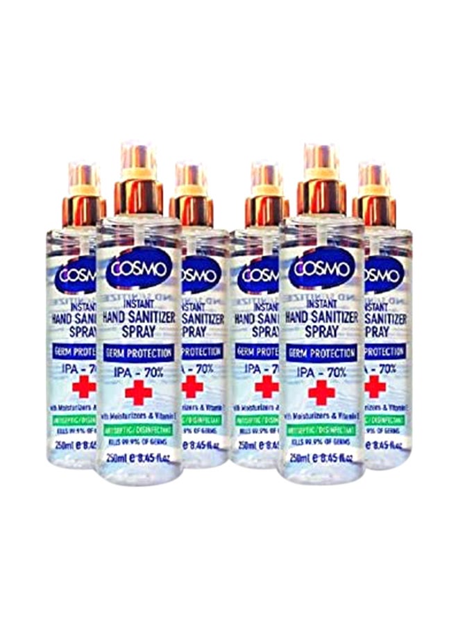 6-Pack Sanitizer Spray Clear 250ml