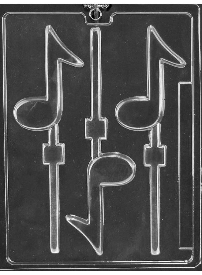 J005 Musical Note Lollipop Sucker Chocolate Candy Mold With Exclusive Molding Instructions