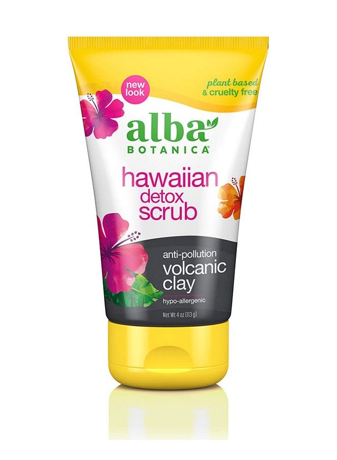 Hawaiian Detox Scrub Antipollution Volcanic Clay 4 Oz