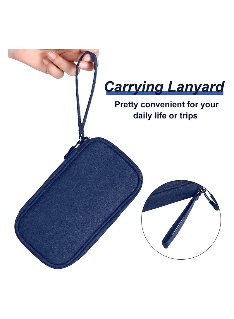 Electronics Accessories Organizer Small Carrying Case Bag Portable Cable Storage Pouch Travel Gadgets for Keeping Power Cord Charger Cables Wireless Mouse