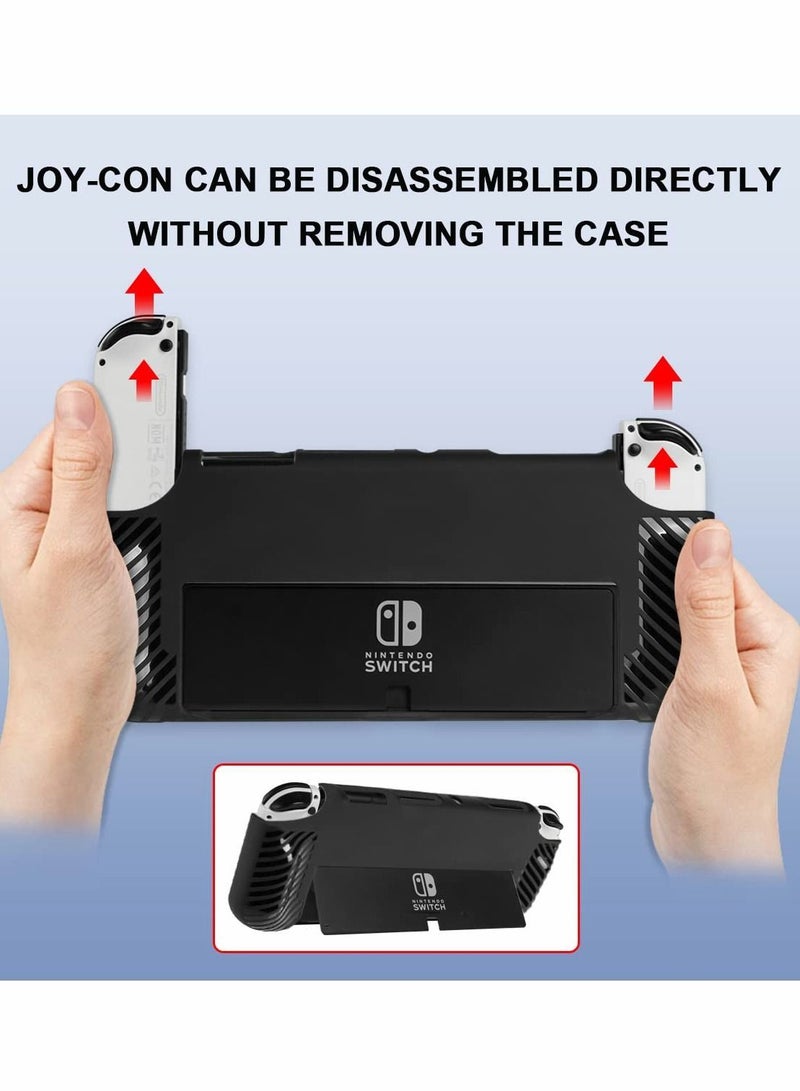 Protective Case for Nintendo Switch OLED, Soft TPU Slim Anti-Slip Grip Cover