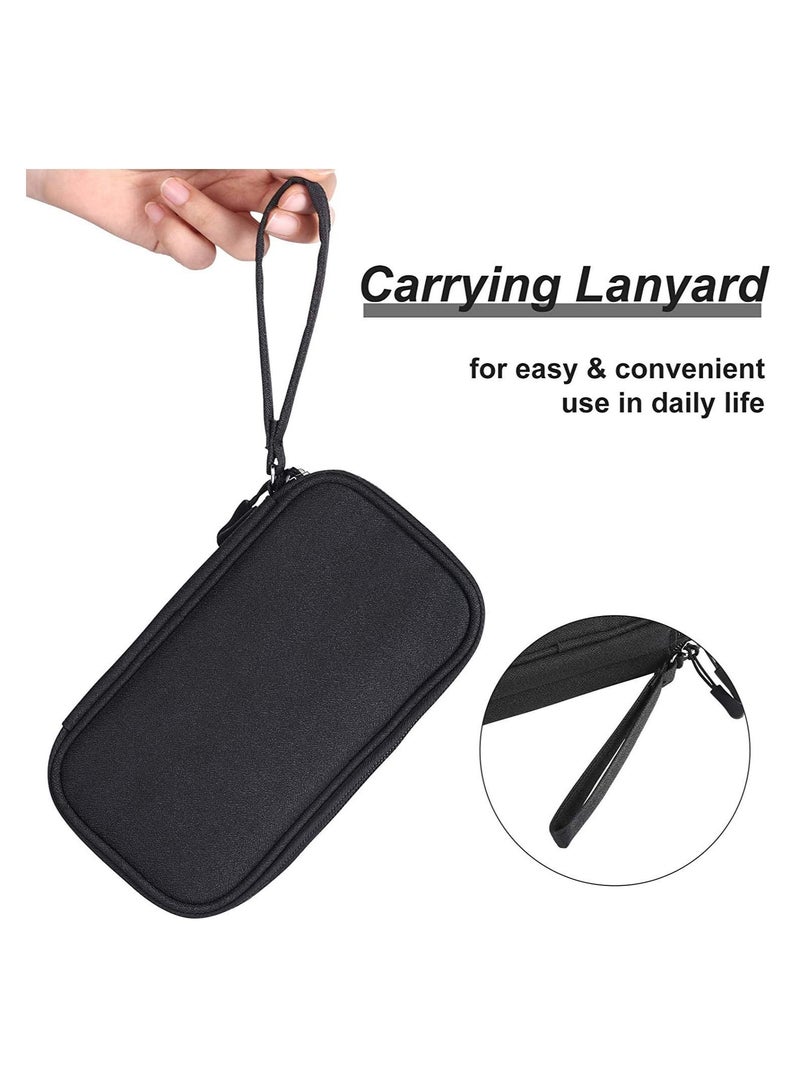 Electronics Accessories Organizer Small Carrying Case Bag Portable Cable Storage Pouch Travel Gadgets for Keeping Power Cord Charger Cables Wireless Mouse