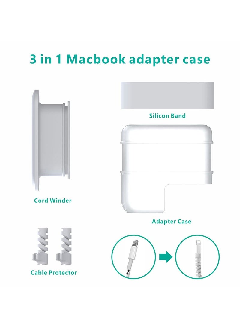 Charger Cable Organizer, Case for MacBook 30w 29w Adapter, Travel Cord Accessories ( Air 13