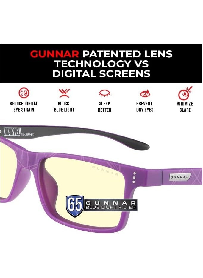 Gunnar Cruz Marvel Black Panther Edition -Amber lenses Glasses