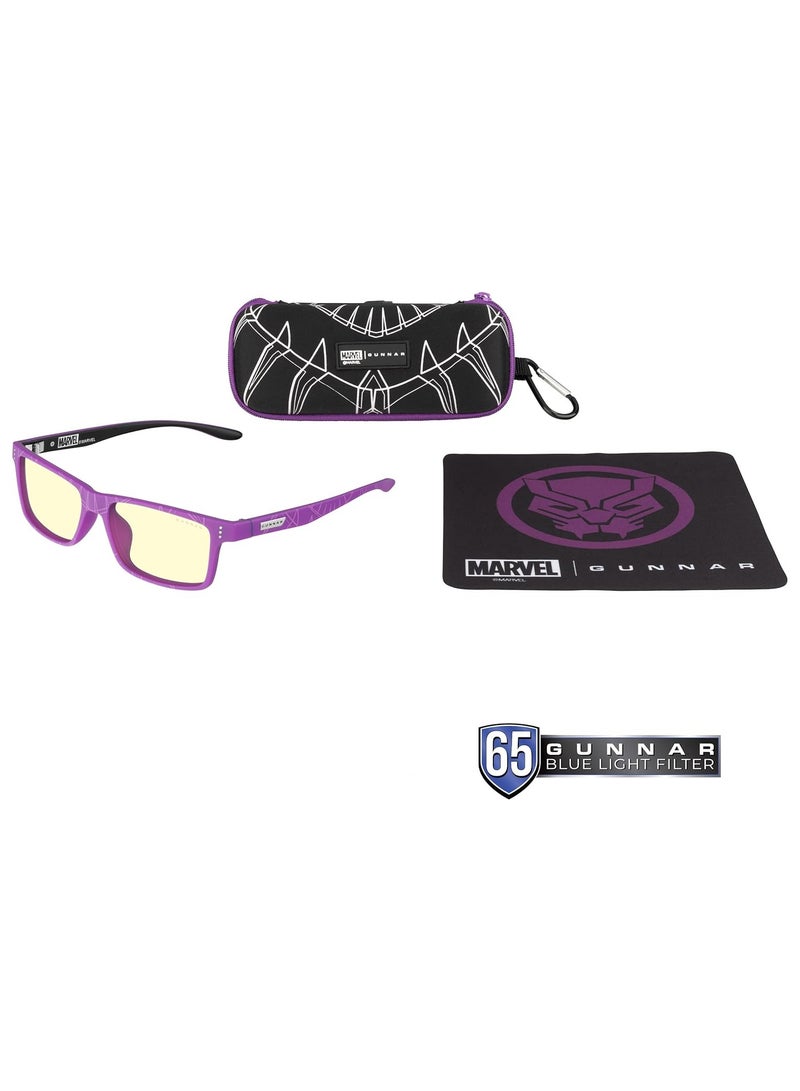 Gunnar Cruz Marvel Black Panther Edition -Amber lenses Glasses