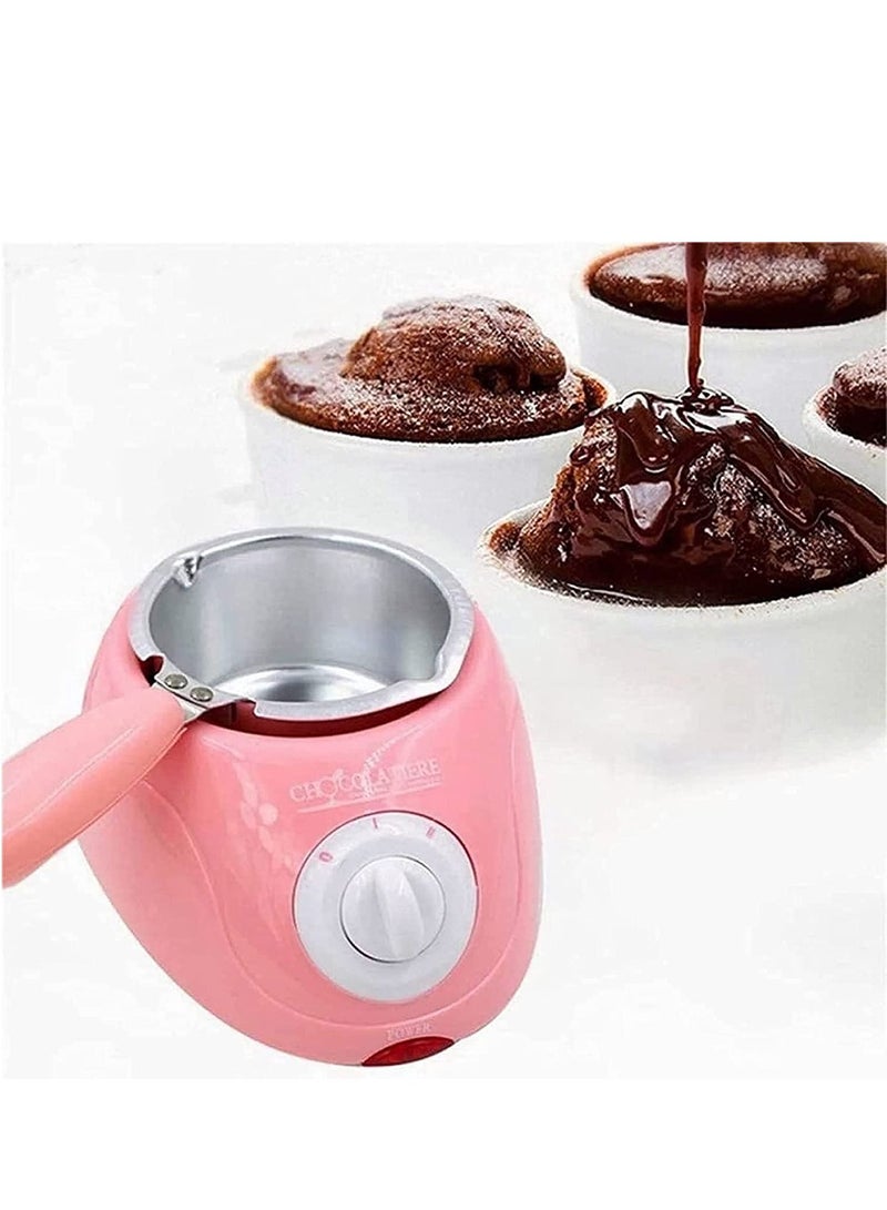 SYOSI Chocolate Melting Pot, Heating Fondue Machine, Electric Melter, Machine for Cheese, DIY Kitchen Tools