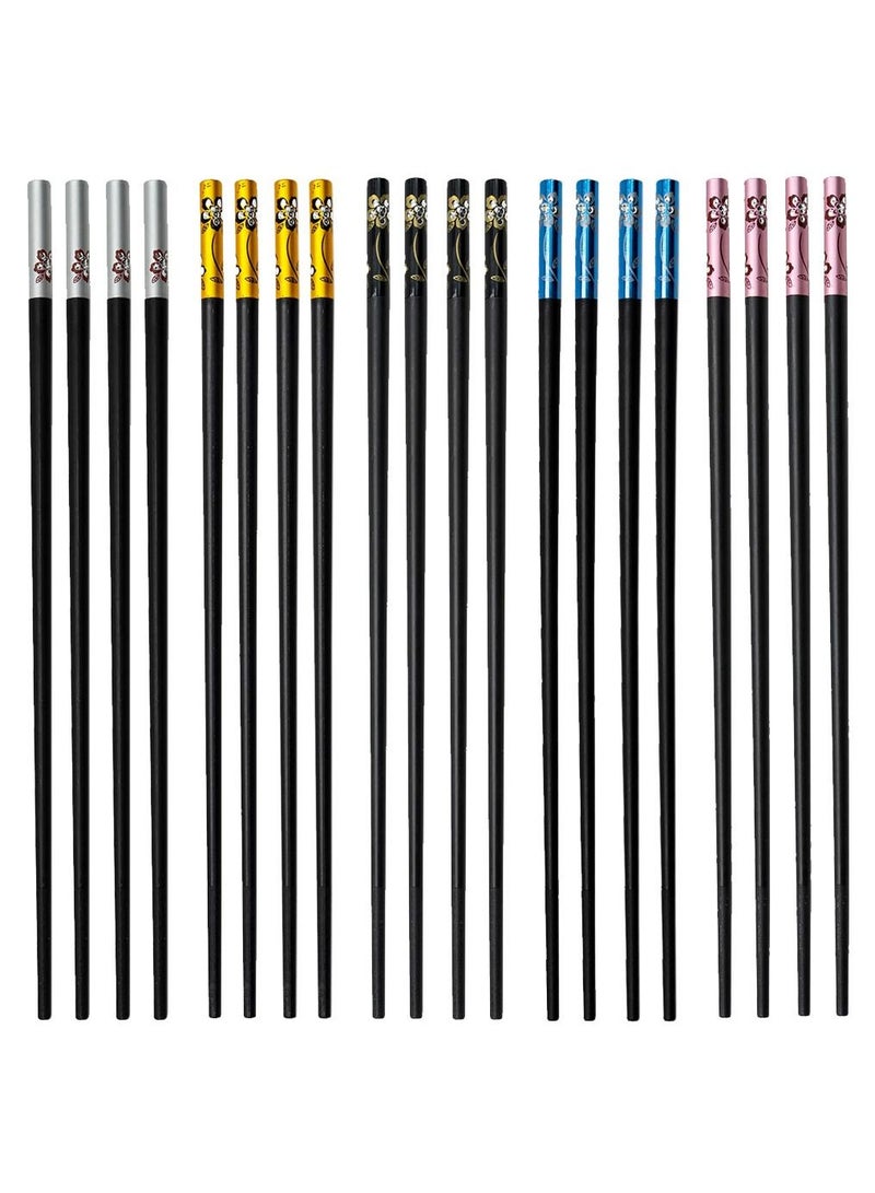 10 Pairs Of Non-Slip Chopsticks