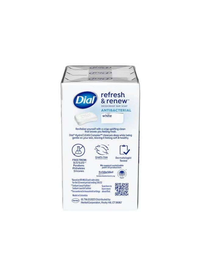 Antibacterial Deodorant Bar Soap 4 Oz Bars White 3 Ea (Pack Of 5)