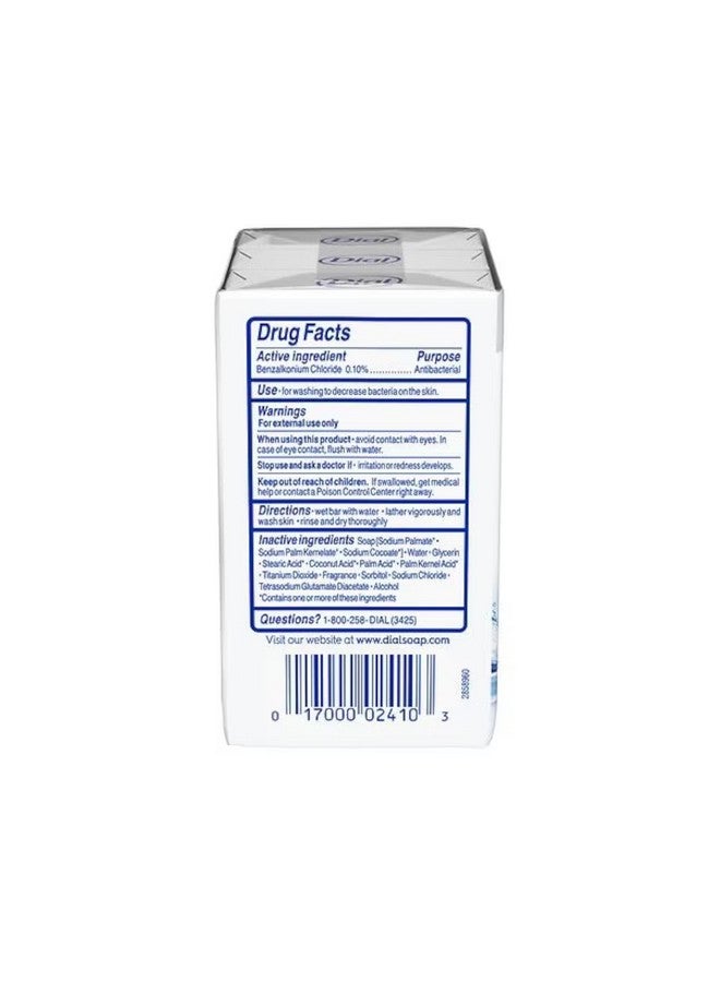 Antibacterial Deodorant Bar Soap 4 Oz Bars White 3 Ea (Pack Of 5)