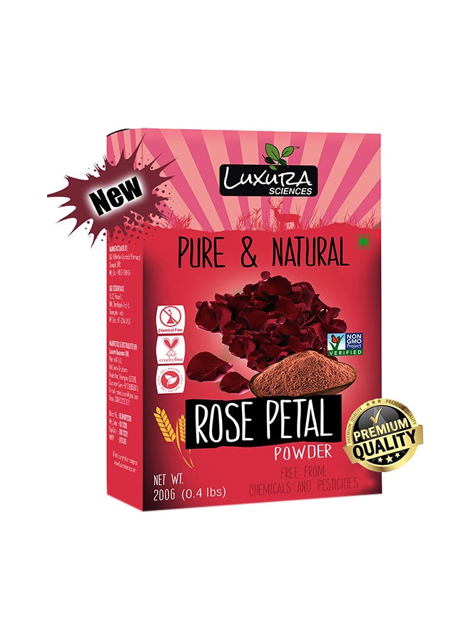 Natural And Double Filtered Rose Petal Powder 200grams