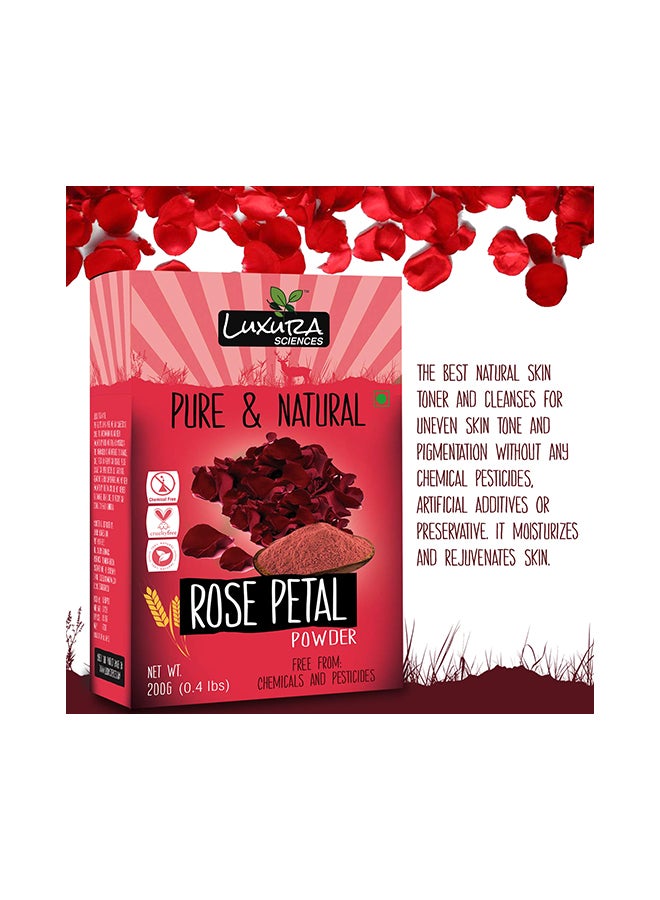 Natural And Double Filtered Rose Petal Powder 200grams