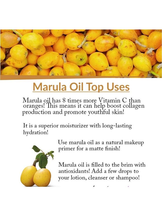 Marula Oil 100% Natural Pure Undiluted Uncut Carrier Oil 30Ml