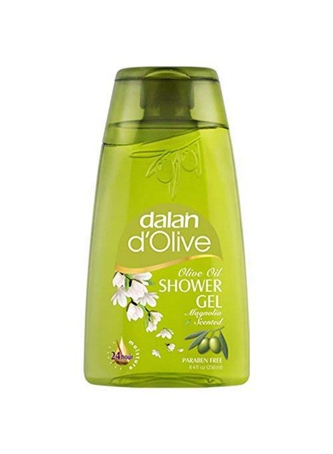 Dalan d'Olive - Pure Olive Oil Shower Gel Combo Pack of Olive Oil & Magnolia (250 ml each) Imported from Turkey.