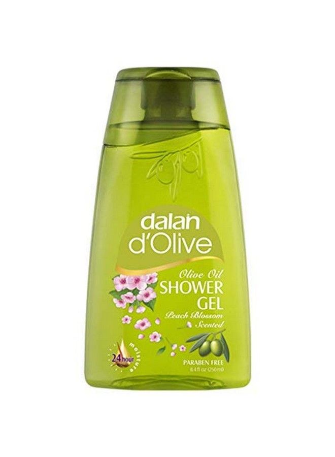 Dalan d'Olive - Pure Olive Oil Shower Gel Triple Pack of Olive Oil Magnolia & Peach Blossom (250 ml each) Imported from Turkey.