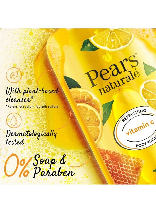Naturale Refreshing Vitamin C Body Wash With Natural Yuzu Lemon Vitamin C & Honey Extract ; For Refreshed & Radiant Skin; 750 Ml