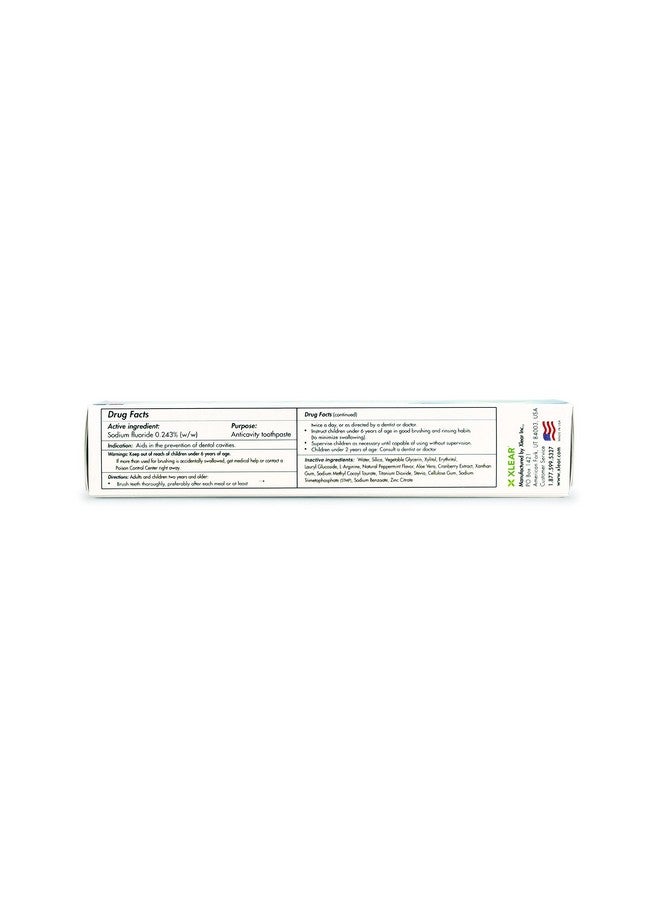 Xylitol Toothpaste 5Oz Fluoride Toothpaste Adult And Kids Teeth Whitening Toothpaste With Xylitol Natural Breath Freshening Mouth Moisturizing Ingredients Peppermint (Pack Of 1)