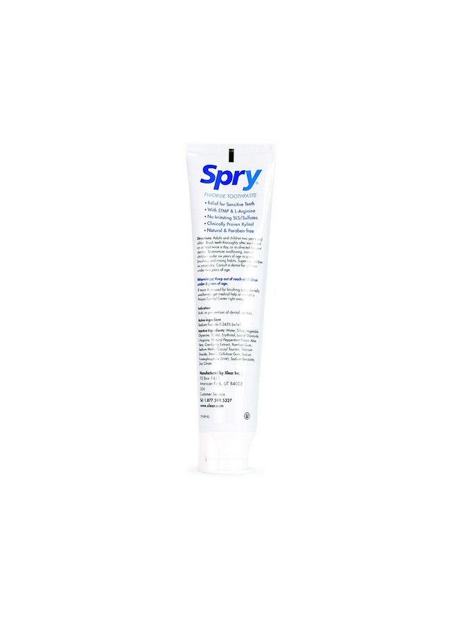 Xylitol Toothpaste 5Oz Fluoride Toothpaste Adult And Kids Teeth Whitening Toothpaste With Xylitol Natural Breath Freshening Mouth Moisturizing Ingredients Peppermint (Pack Of 1)