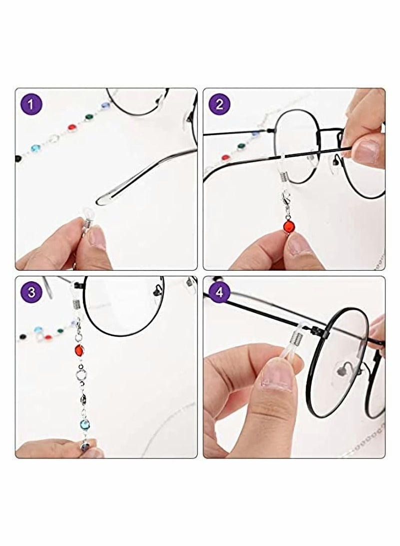 Eyeglasses Chains Beaded Sunglasses Strap Holder Elegant Eyewear Retainer Chain, 8 Styles