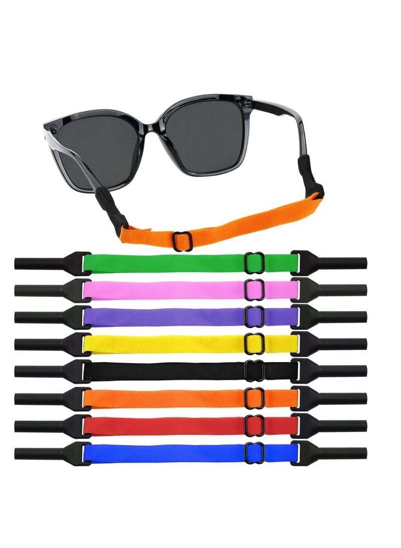 Adjustable Glasses Strap Holder Sunglass Universal Eyeglasses Eye Holders Around Neck Sport for Men Women Kids 8 PCS