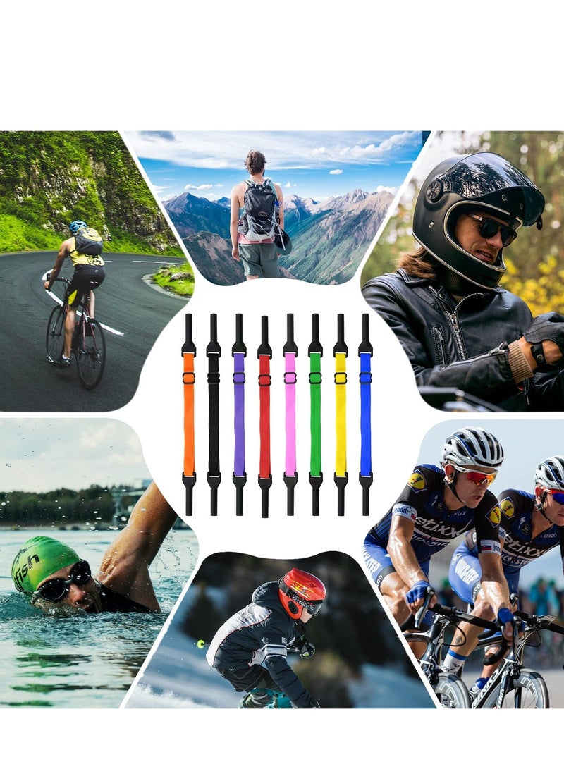 Adjustable Glasses Strap Holder Sunglass Universal Eyeglasses Eye Holders Around Neck Sport for Men Women Kids 8 PCS