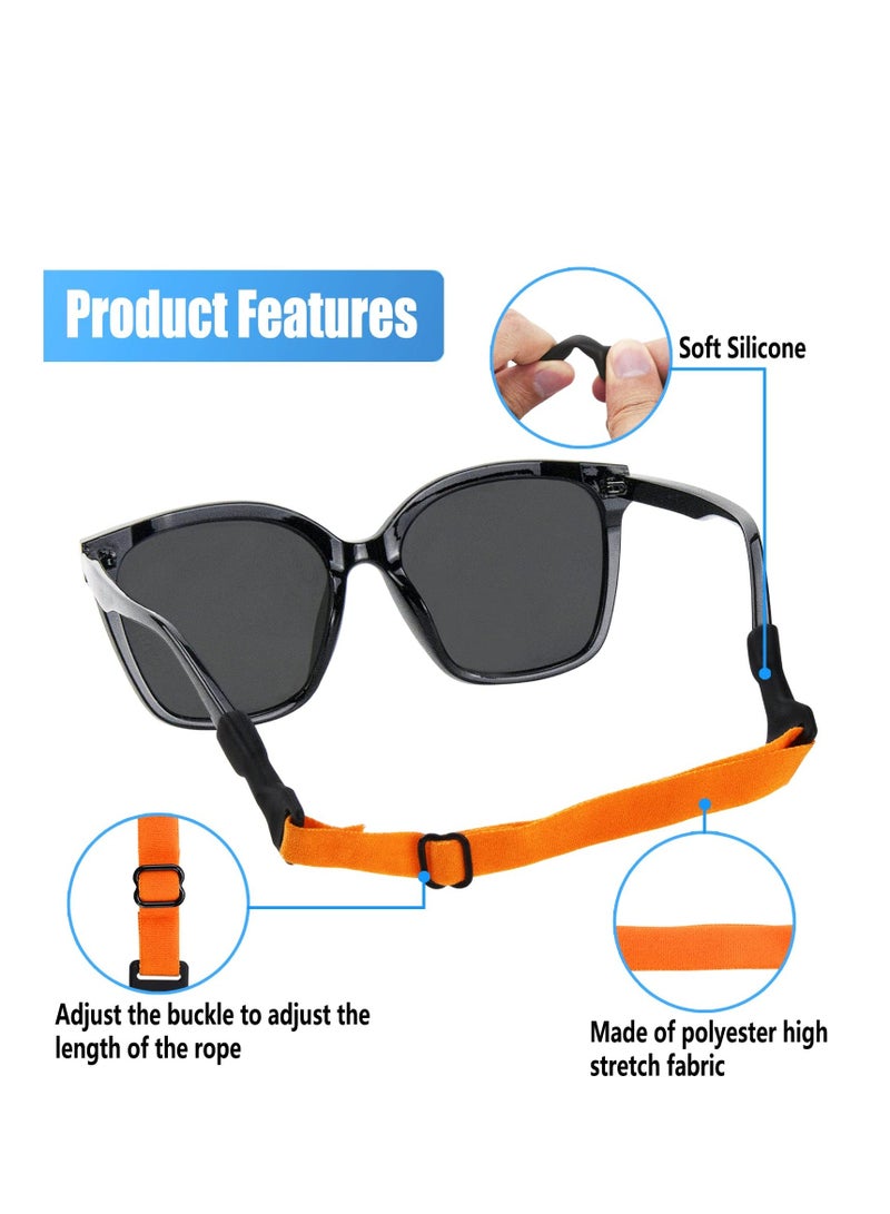 Adjustable Glasses Strap Holder Sunglass Universal Eyeglasses Eye Holders Around Neck Sport for Men Women Kids 8 PCS