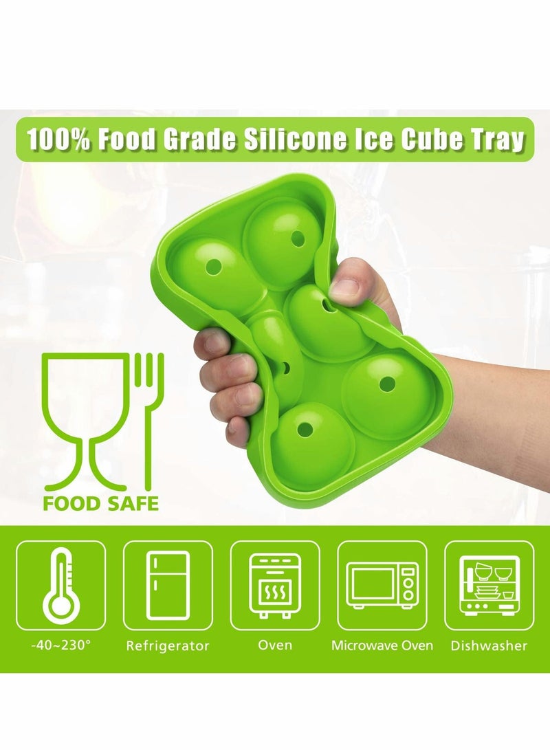 3 Pack Ice Tray with Lid Freezer