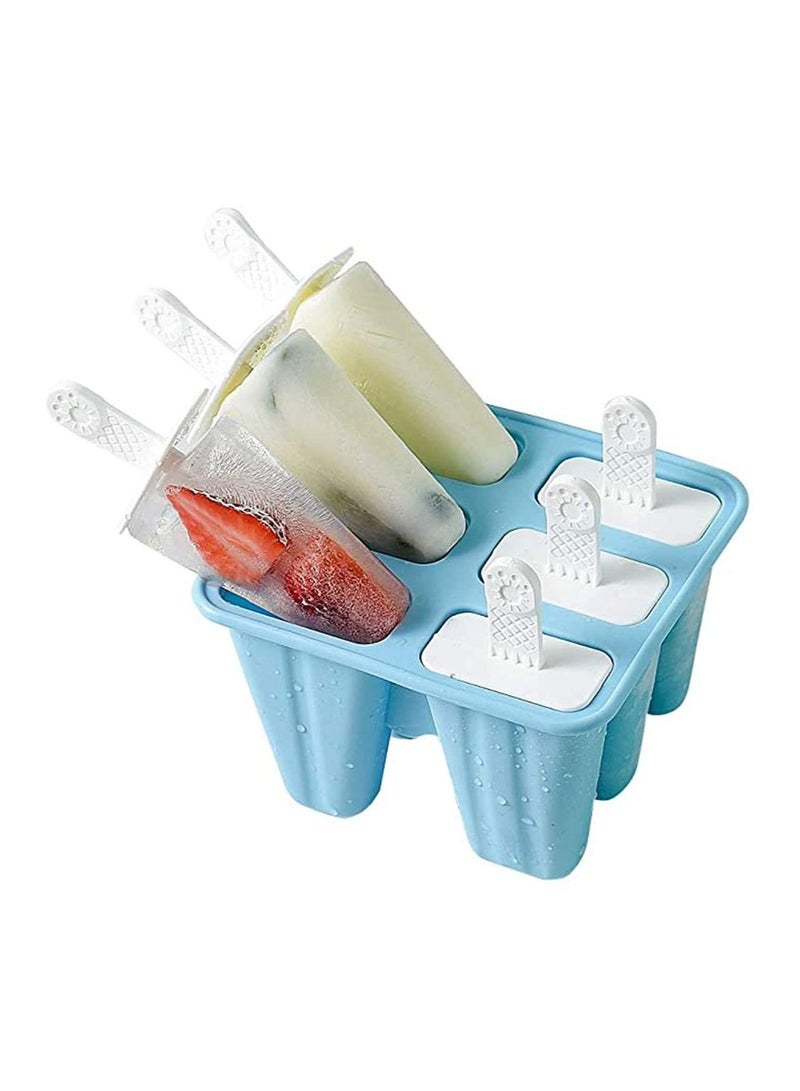 1 Piece Silicone Popsicle Molds Easy Release, Reusable BPA Free Maker Molds, Dishwasher Safe, Homemade DIY Ice Cream for Kids