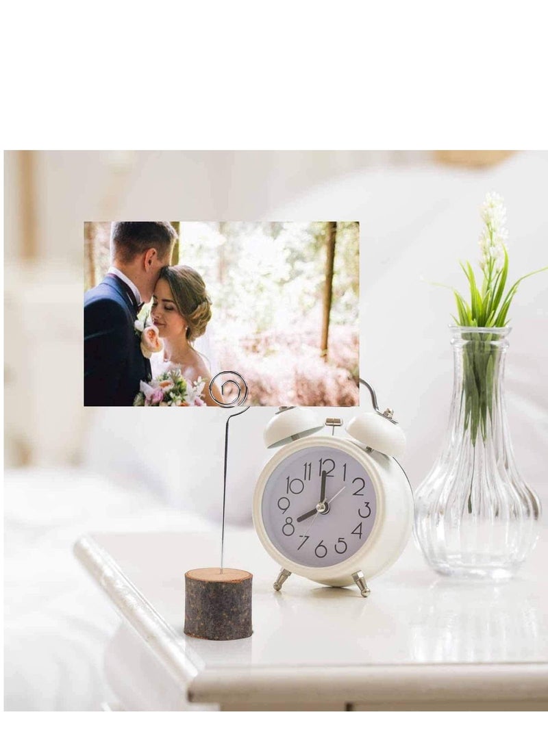 Wooden Base Wedding Table Name Number Holder Pack of 10 Pieces