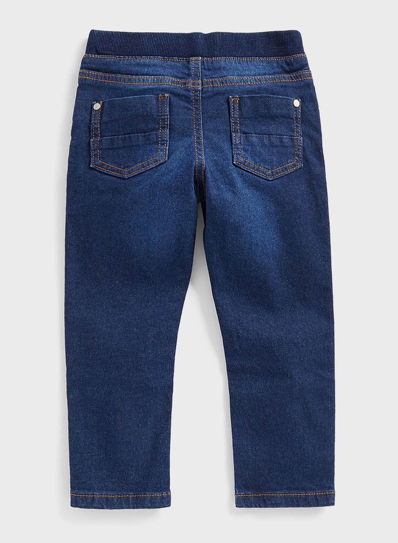 Youth Light Wash Straight Fit Jeans