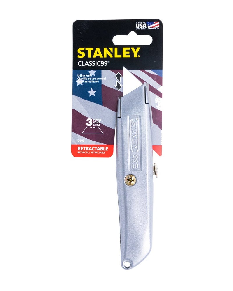 Classic 99 Retractable Utility Knife Silver 152mm