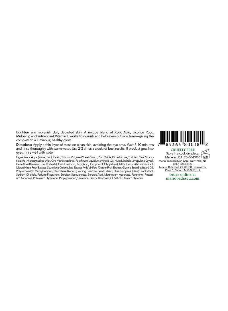 Mario Badescu Whitening Mask, 2 oz