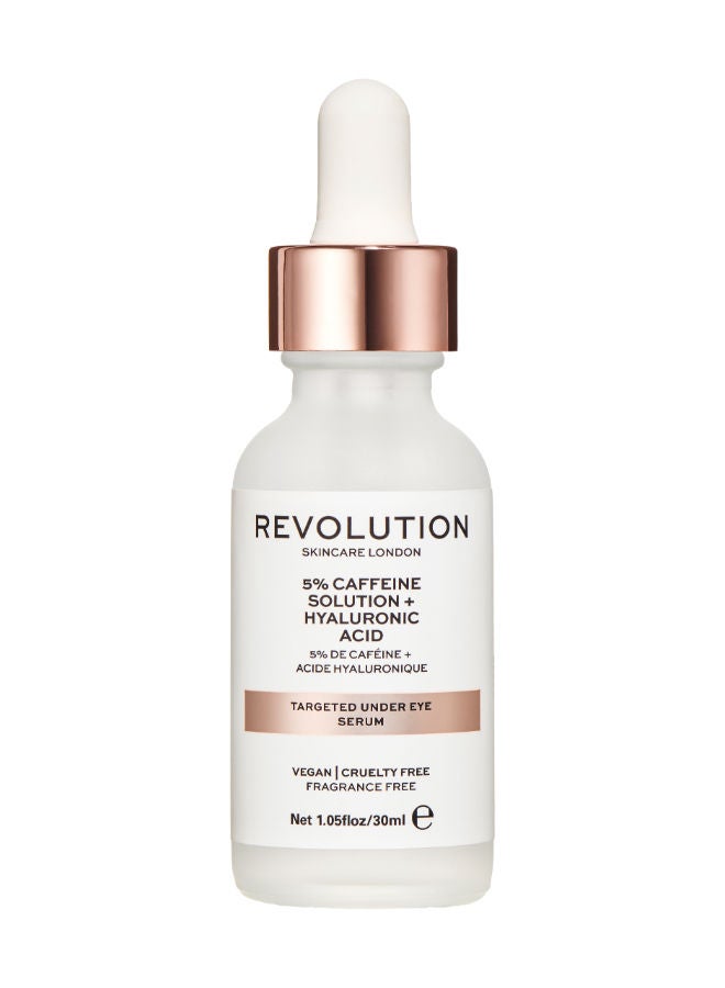 Revolution Skincare Targeted Under Eye Serum - 5% Caffeine Solution + Hyaluronic Acid