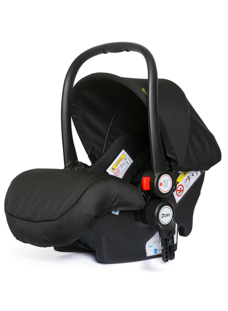 3 In1 Pram Stroller Sleeping Bassinet And Spill Proof Mat For 0 - 3 Years Grey