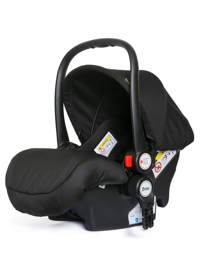 Reversible Travel System With Ergonomically Designed Baby Car Seat - Khaki