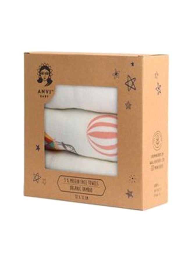 Pack Of 3 Organic Bamboo Face Cloth