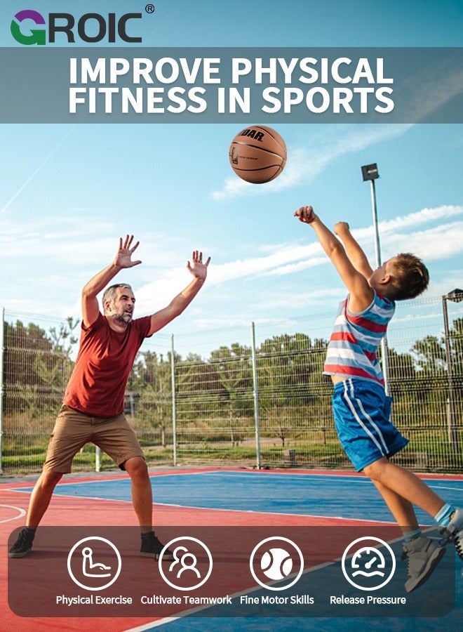Basketball  Standard Offical Indoor Outdoor Basketball Leather Game Basketball Game Training Universal Basketball Outdoor Sports Goods