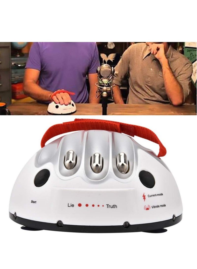 Micro Electric Shock Lie Detector, Finger Lie Detector Test Detector, Truth Or Dare Party Game Novelty Analyzer Consoles, Suitable for Having Fun with Your Friends, Families