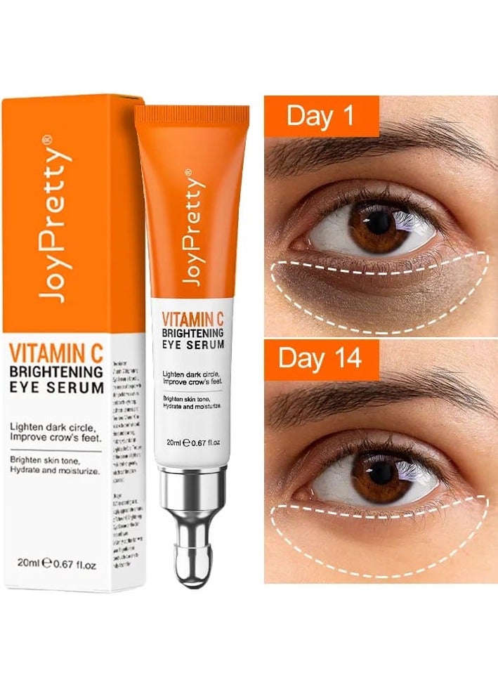 Vitamin C Brightening Eye Cream Serum Remove Dark Circles Eye Bags Wrinkles And Fine Lines - 20 ml