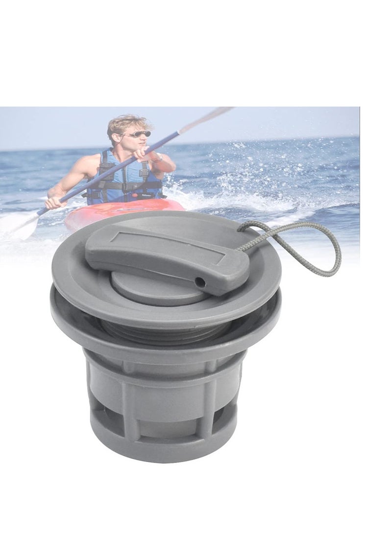 Inflatable Boat Air Valve, Kayak 8 Teeth Air  Valve PVC Boat Valve Air Gas Valve Cap Replacement Inflatable Valve Replacement , Kayak Air Valve Adapter, Suitable  for Inflatable Boat Dinghy Kayak Cano