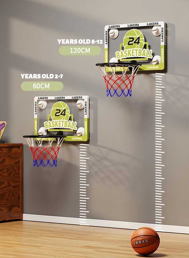 Mini Basketball Hoop Set for Kids, Basketball Hoop for Door Complete Basketball Game Accessories with 1 Balls, Basketball Peripheral Toys, Basketball Hoops for Indoor Outdoor