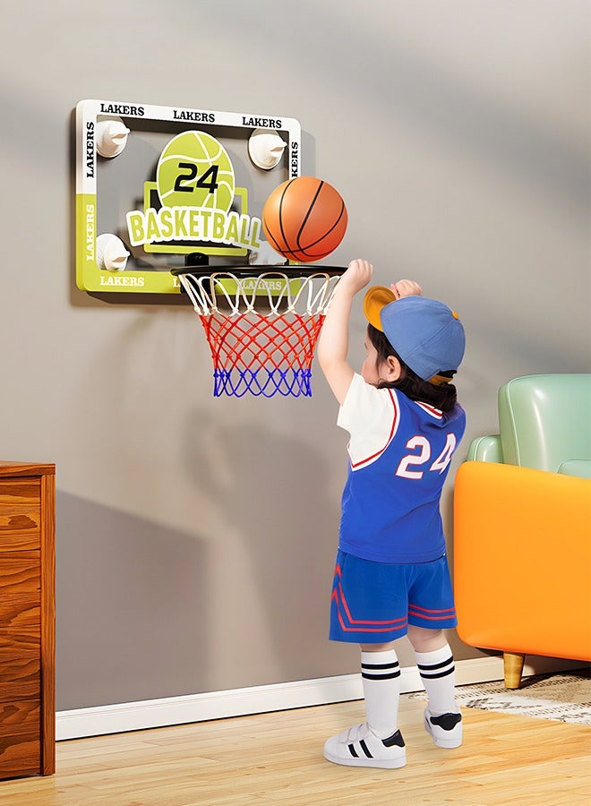 Mini Basketball Hoop Set for Kids, Basketball Hoop for Door Complete Basketball Game Accessories with 1 Balls, Basketball Peripheral Toys, Basketball Hoops for Indoor Outdoor