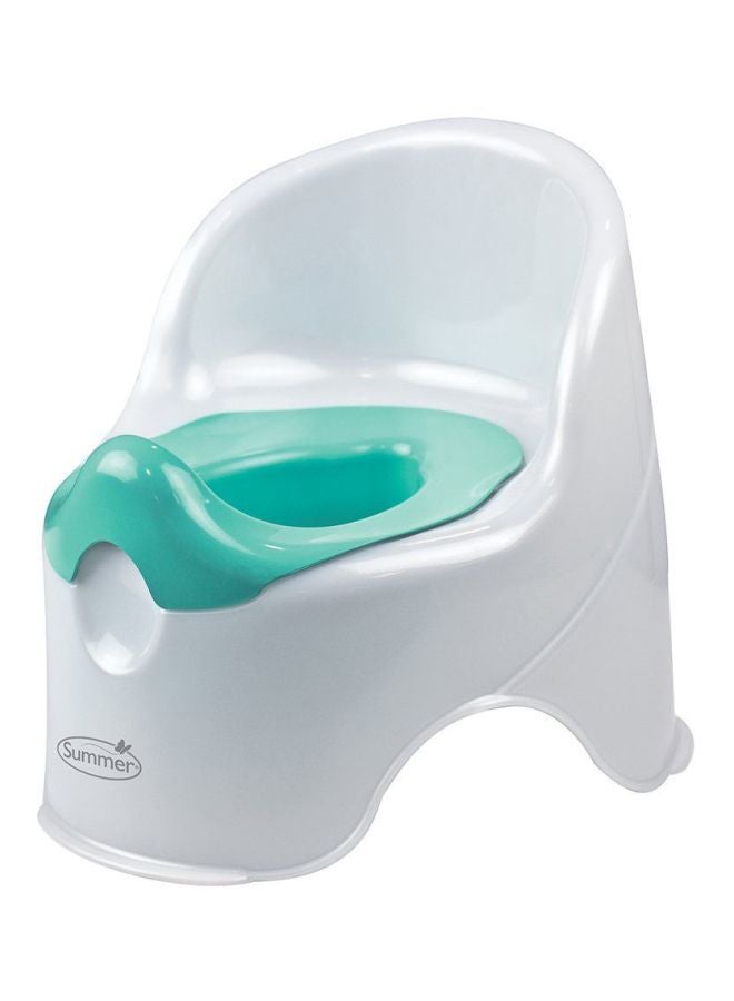 Lil Loo Potty Training Seat - White/Blue