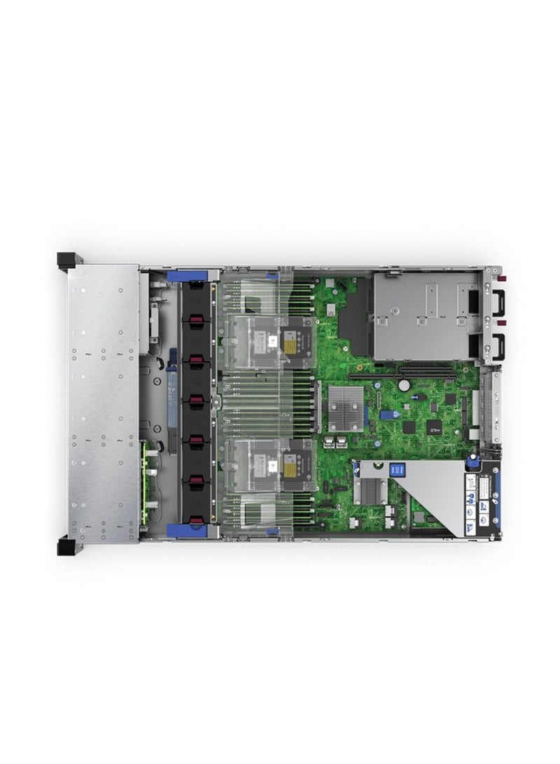 ProLiant DL380 Gen10 4210R 2.4GHz 10-core 1P 32GB-R P408i-a 8SFF 800W PS Server (Without Bezel) P50751-B21 Silver